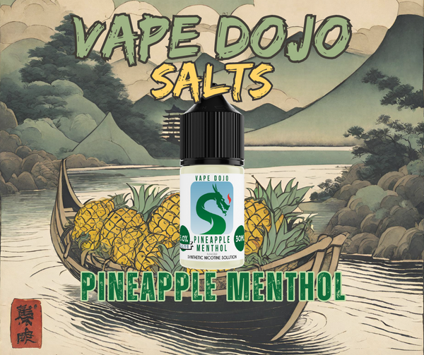 Vape Dojo Salts - Pineapple Menthol Flavored Synthetic Nicotine Solution