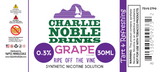 Charlie Noble - Grape Flavored Synthetic Nicotine Solution