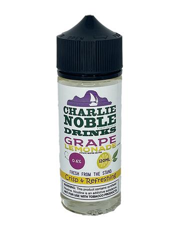 Charlie Noble - Grape Lemonade Flavored Synthetic Nicotine Solution 0mg