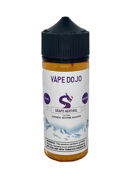 Vape Dojo - Grape Menthol Flavored Synthetic Nicotine Solution